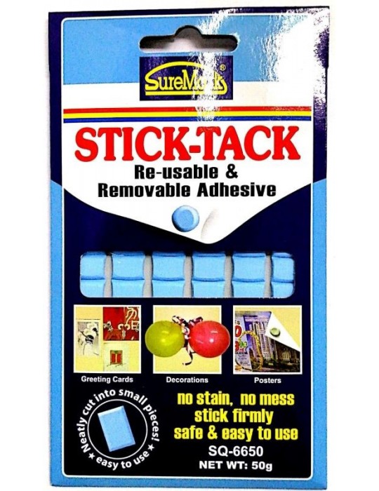 JAYAMART Stationery|Suremark Stick Tack (S) 50 gsm SQ-6650RM7.70RM7.70SuremarkMiscellaneous - Tape & Self-adhesive