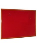 Wooden Frame Velvet Notice Board 4'x6' VN46W (KL & PJ)