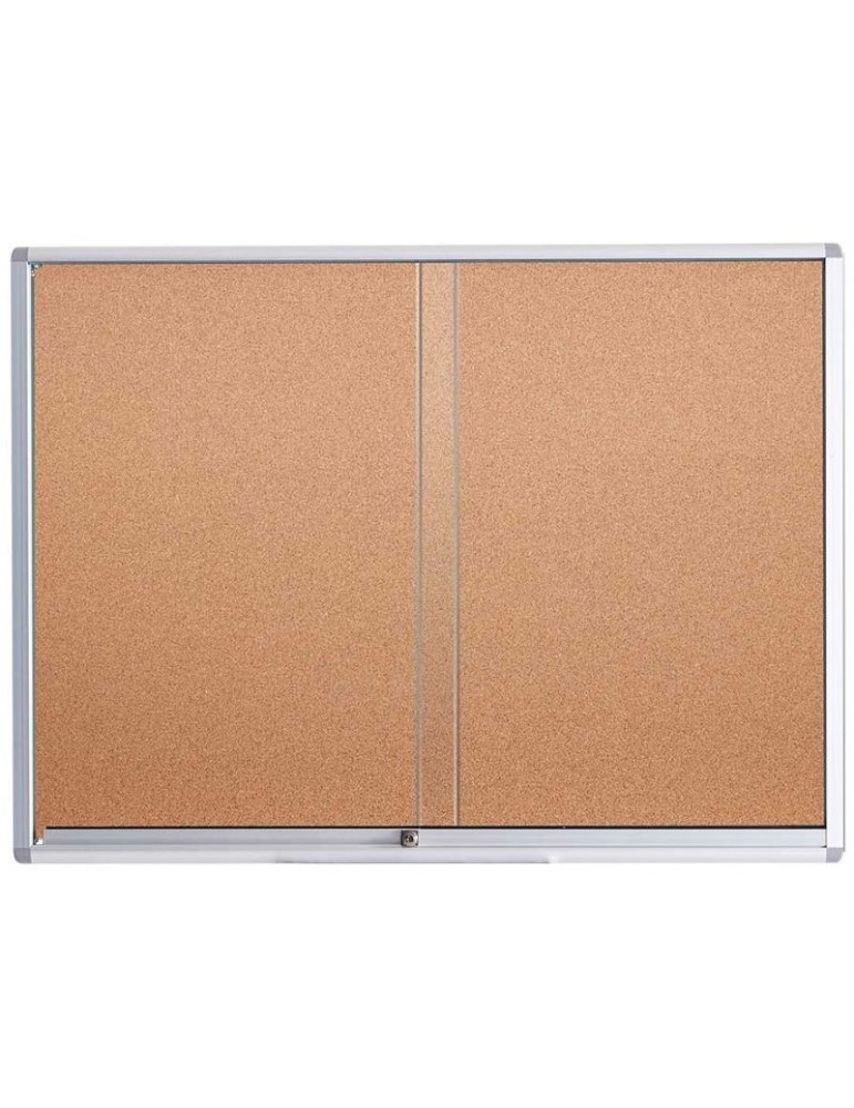 Cork Board Sliding Glass 4'x8' CG48 (cash & carry)