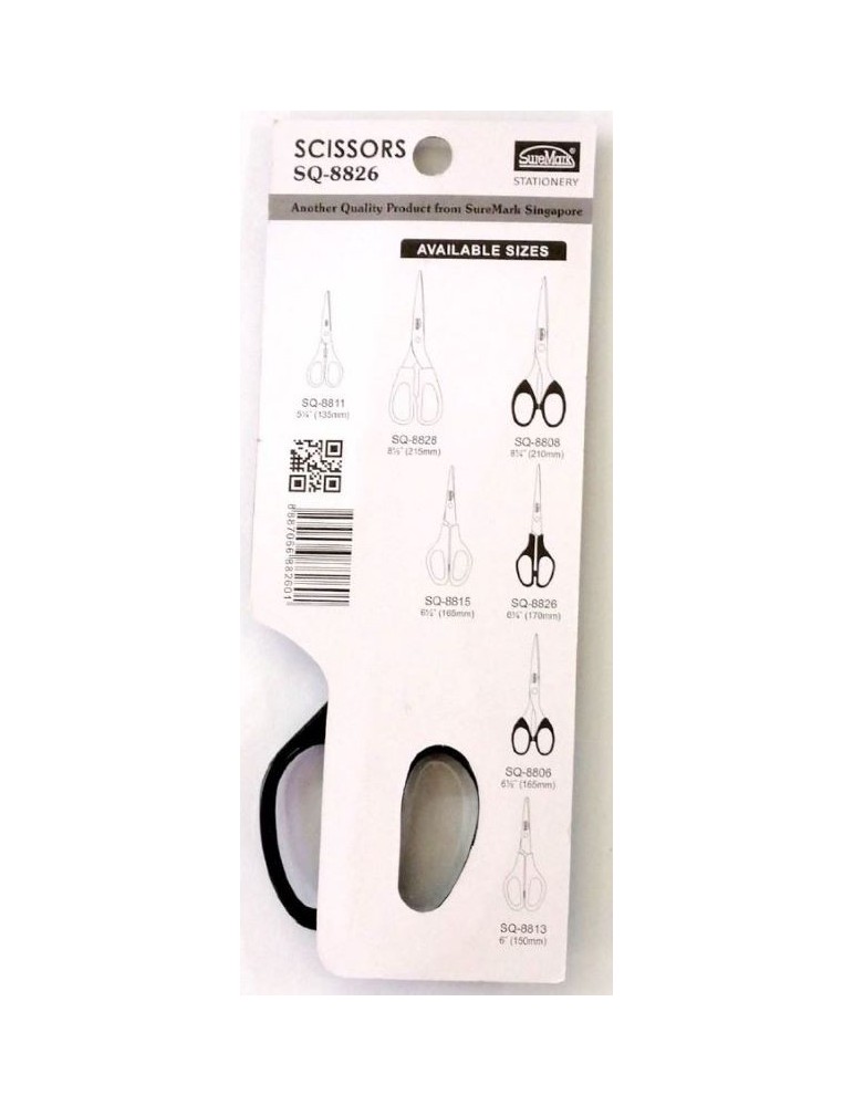 JAYAMART Stationery|Suremark Scissors SQ-8826 6.75"RM5.50RM5.50SuremarkScissors & Cutter
