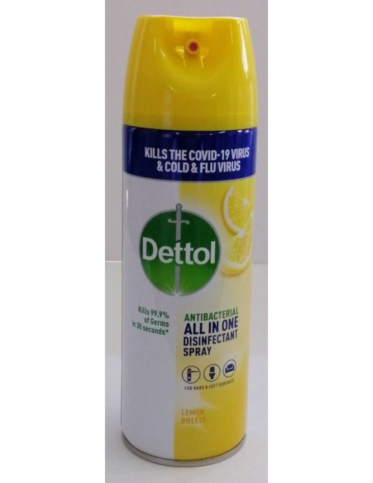 JAYAMART Stationery|Dettol Antibacterial Disinfectant Spray lemon breeze 450mlRM33.20RM33.20Hygiene