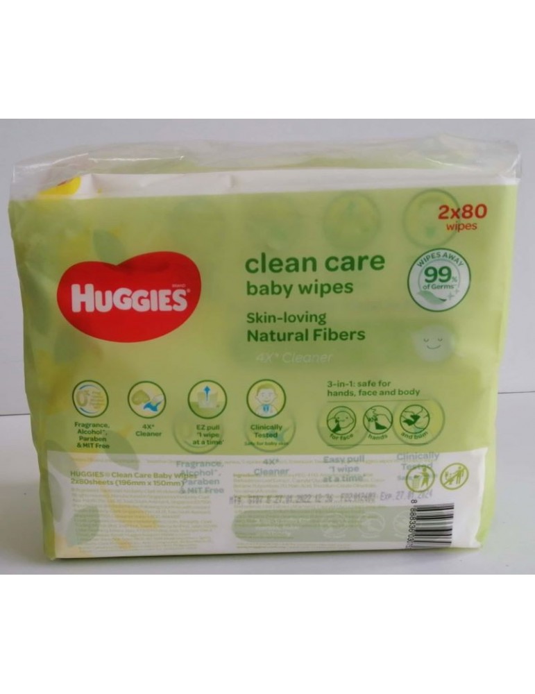 JAYAMART Stationery|Huggies Baby Wipes 80's x 2pktsRM16.70RM16.70Hygiene