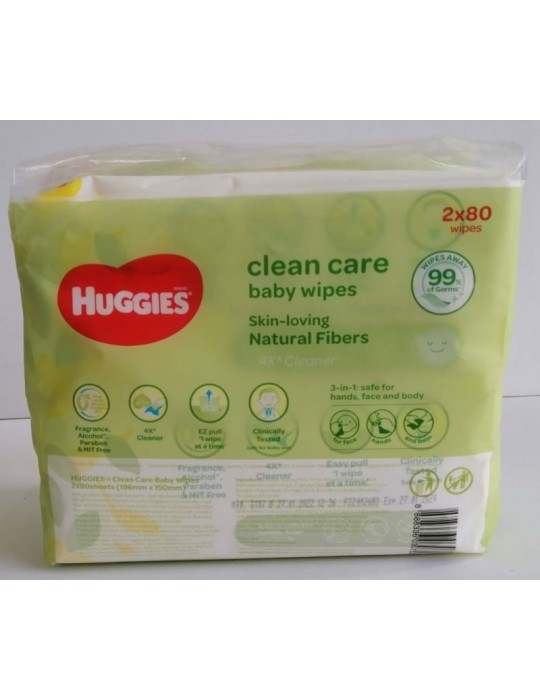 JAYAMART Stationery|Huggies Baby Wipes 80's x 2pktsRM16.70RM16.70Hygiene