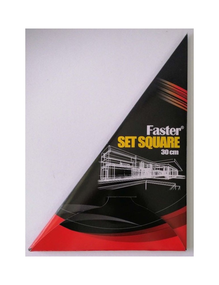 JAYAMART Stationery|Faster Set Square RF-163 (L) 30cmRM8.00RM8.00Ruler & Mathematical Instrument