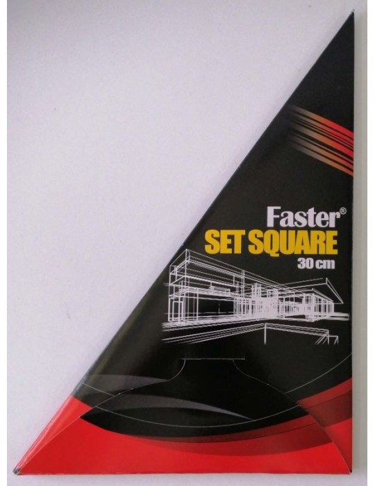 JAYAMART Stationery|Faster Set Square RF-163 (L) 30cmRM8.00RM8.00Ruler & Mathematical Instrument