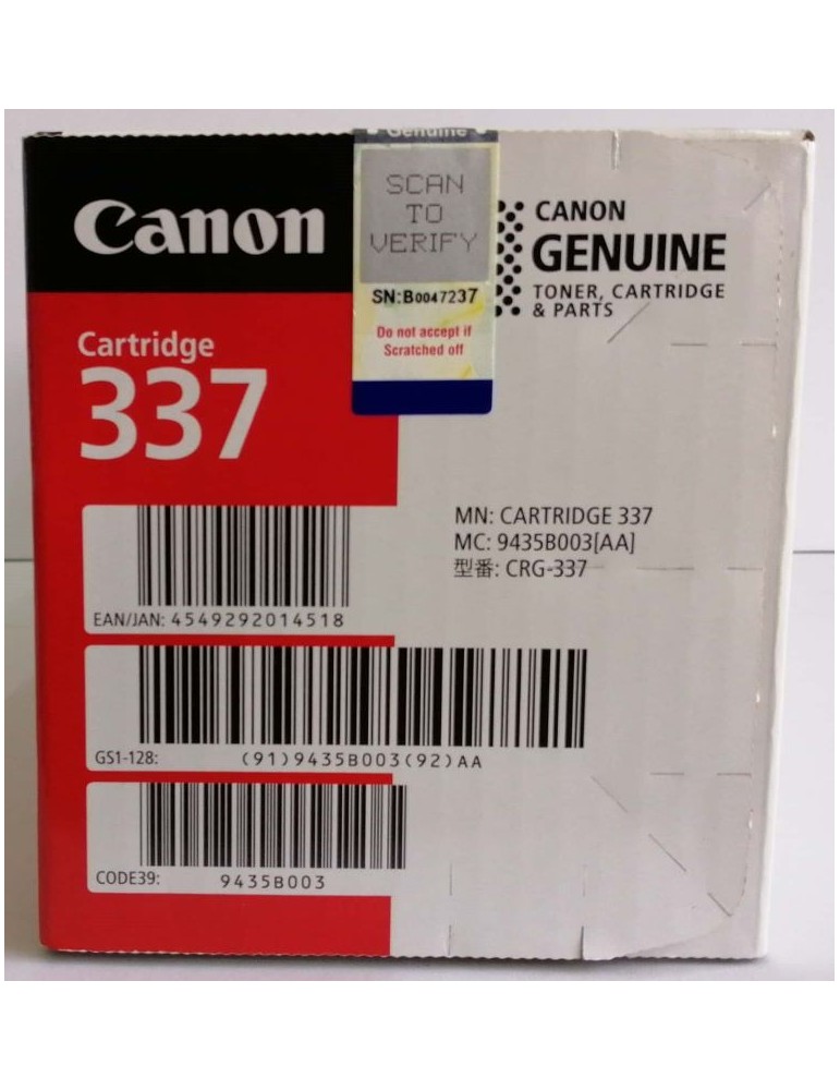 JAYAMART Stationery|Canon Ink Toner 337 blackRM327.80RM327.80Canon