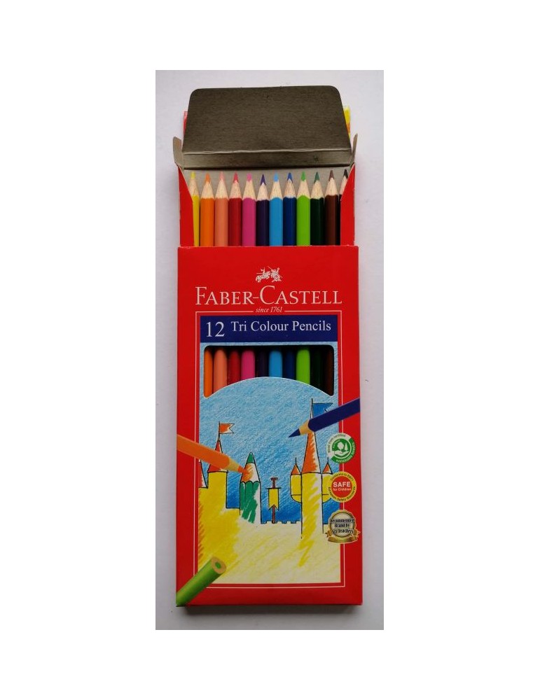 JAYAMART Stationery|Faber Castell Tri Colour Pencil 12 colours (long)RM7.80RM7.80Colour