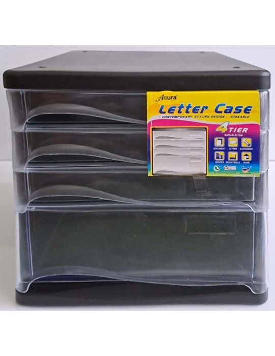 JAYAMART Stationery|Acura Plastic Document Tray with 4 drawersRM102.00RM102.00AcuraBox & Tray