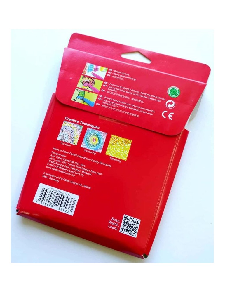 JAYAMART Stationery|Faber Castell Magic Colour 12 coloursRM4.80RM4.80Colour