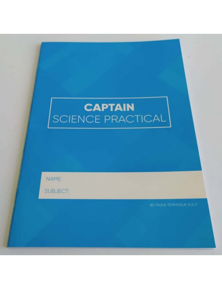 JAYAMART Stationery|Captain Science Practical Book A4 80 pagesRM2.80RM2.80Card & Soft Cover