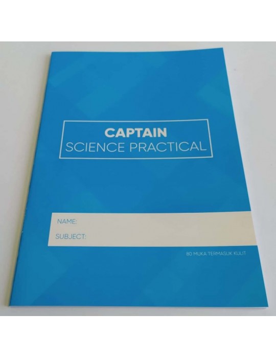 JAYAMART Stationery|Captain Science Practical Book A4 80 pagesRM2.80RM2.80Card & Soft Cover