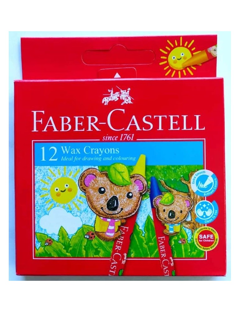 JAYAMART Stationery|Faber Castell Wax Crayon 12 coloursRM3.90RM3.90Colour