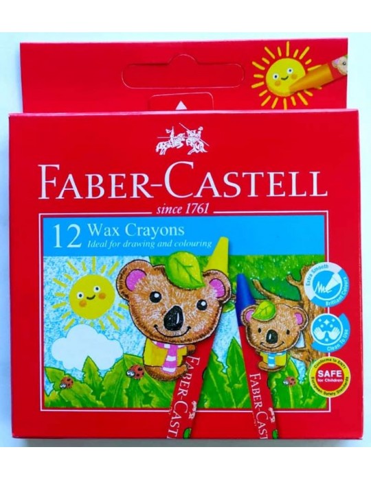 JAYAMART Stationery|Faber Castell Wax Crayon 12 coloursRM3.90RM3.90Colour