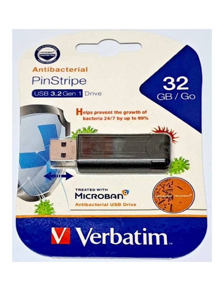 JAYAMART Stationery|Verbatim Thumb Drive 32GB 3.0 PinstripeRM25.00RM25.00VerbatimRemovable Storage