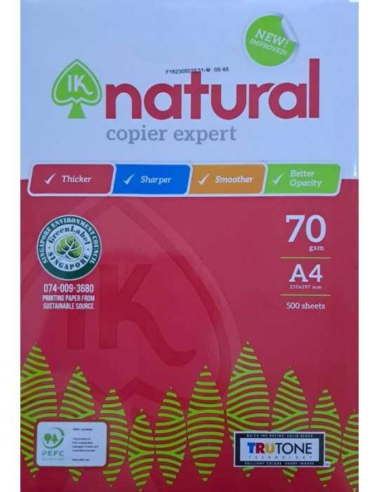 JAYAMART Stationery|IK Natural Photocopy Paper A4 70 gsm 500's (cash & carry)RM10.50RM10.50Indah KiatPaper & Card