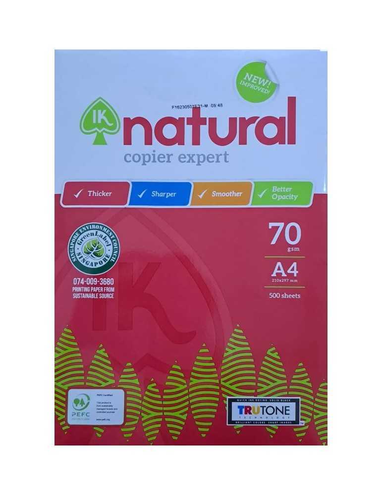 JAYAMART Stationery|IK Natural Photocopy Paper A4 70 gsm 500's (KL & PJ)RM12.50RM12.50Indah KiatPaper & Card