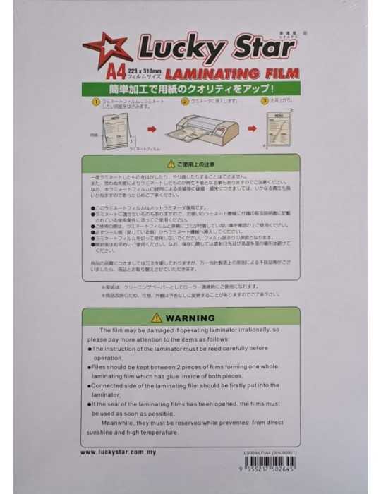 JAYAMART Stationery|Lucky Star Laminating Film A4 100mic 100'sRM29.00RM29.00Laminator & Film
