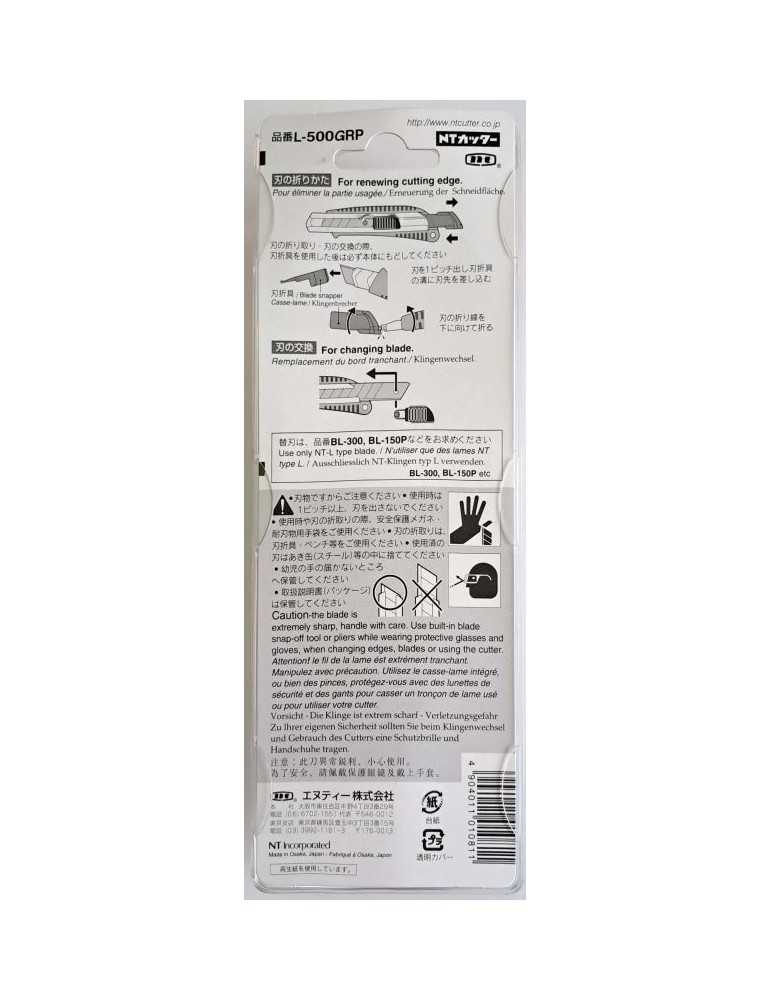 JAYAMART Stationery|NT Cutter L500GRP (L)RM36.60RM36.60Scissors & Cutter