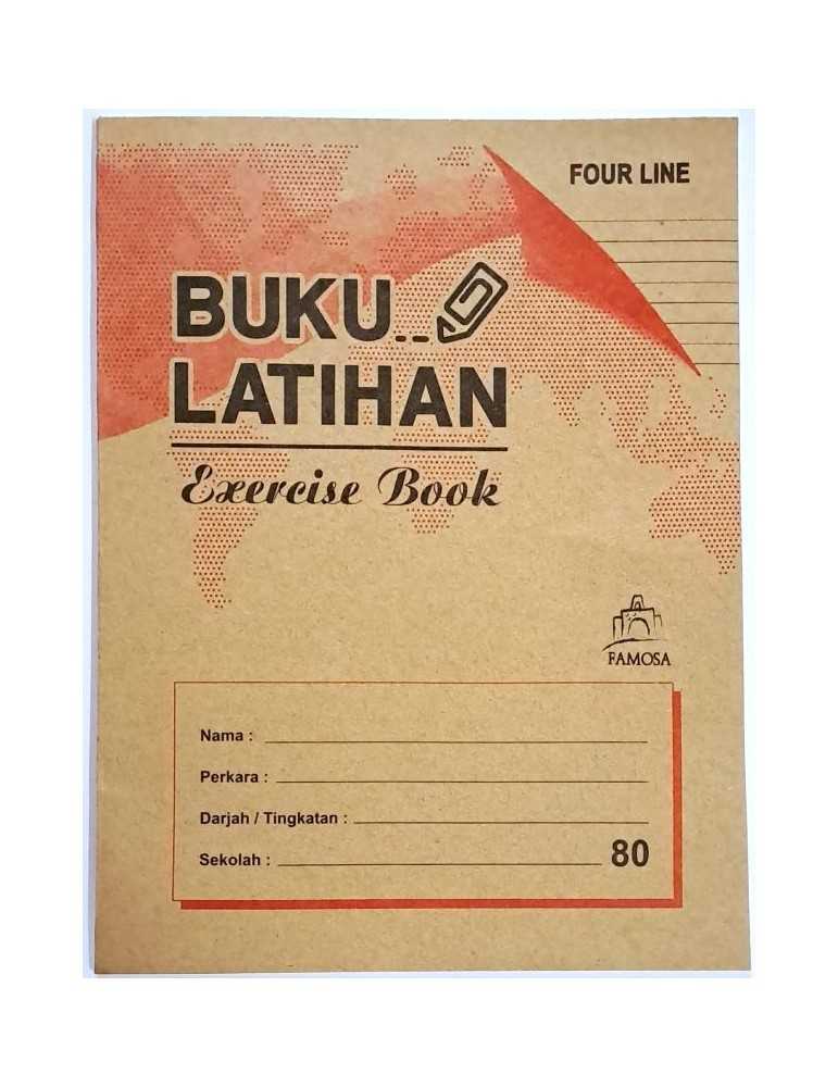 JAYAMART Stationery|Kraft Exercise Book 4 lines 76 pages 100 booksRM80.00RM80.00Card & Soft Cover
