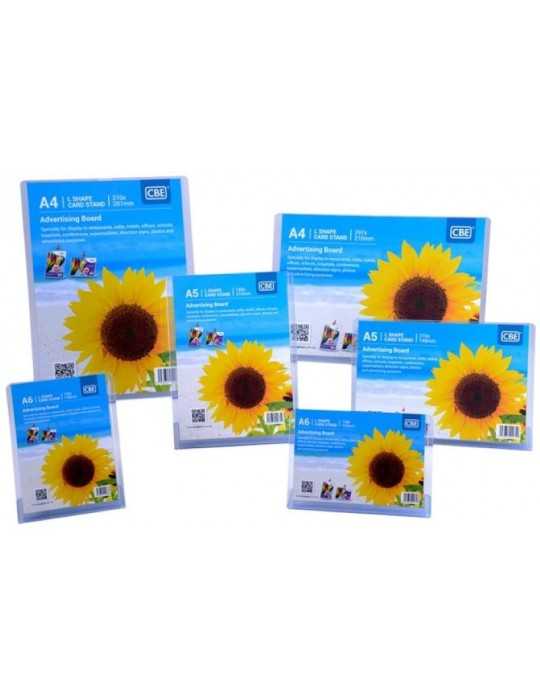 JAYAMART Stationery|CBE L Shape Card Stand 271 A4 horizontalRM12.70RM12.70CbeDocument Holder & Stand