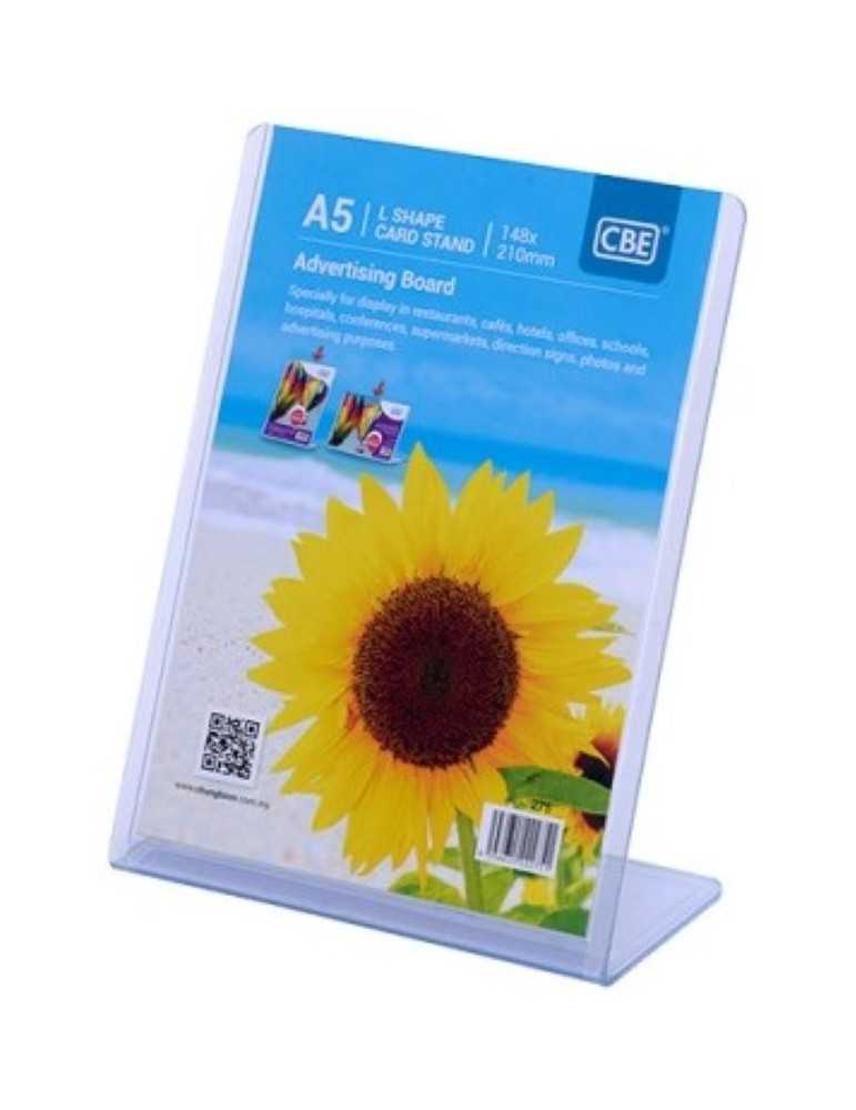 JAYAMART Stationery|CBE L Shape Card Stand 275 A5 verticalRM7.60RM7.60CbeDocument Holder & Stand