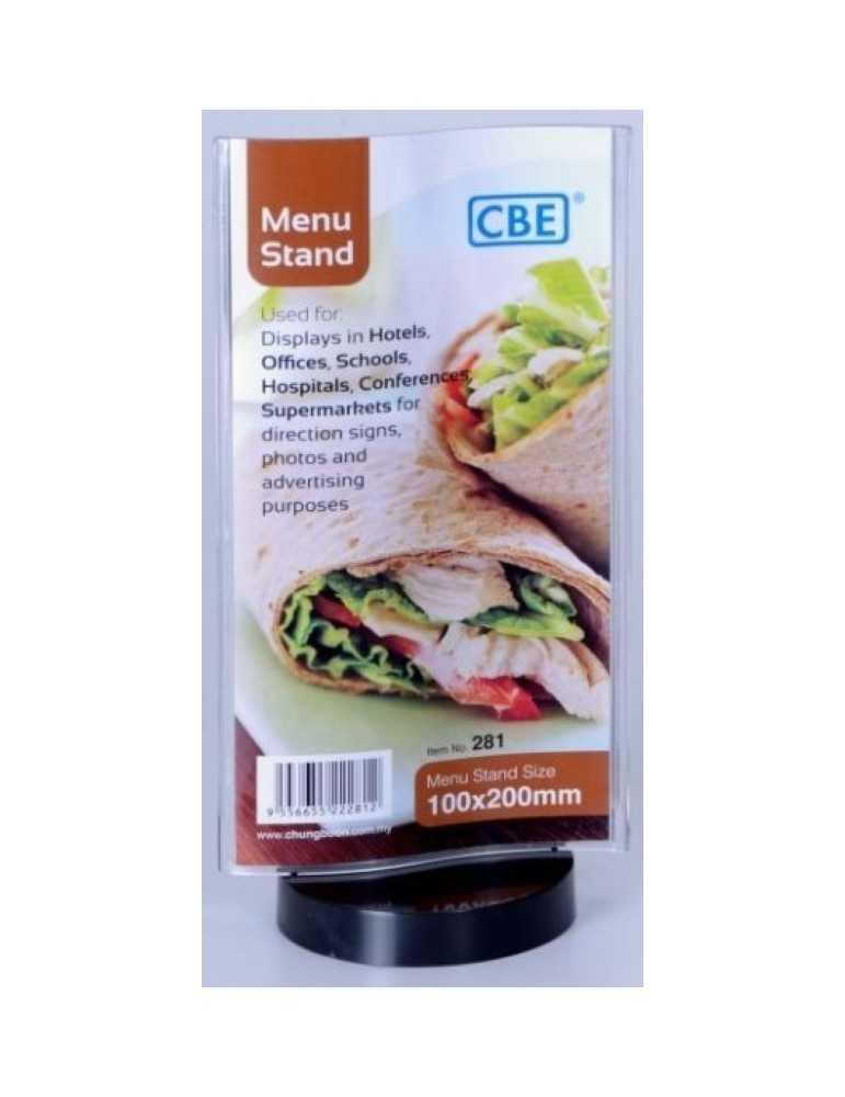 JAYAMART Stationery|CBE Menu Stand 281 curved shapeRM7.60RM7.60CbeDocument Holder & Stand