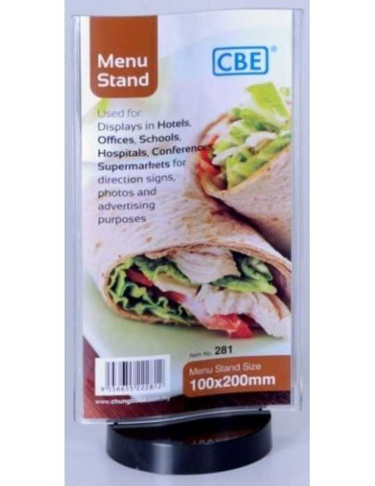 JAYAMART Stationery|CBE Menu Stand 281 curved shapeRM7.60RM7.60CbeDocument Holder & Stand