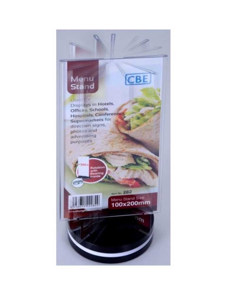 JAYAMART Stationery|CBE Menu Stand 282 flat shape - rotating typeRM9.30RM9.30CbeDocument Holder & Stand