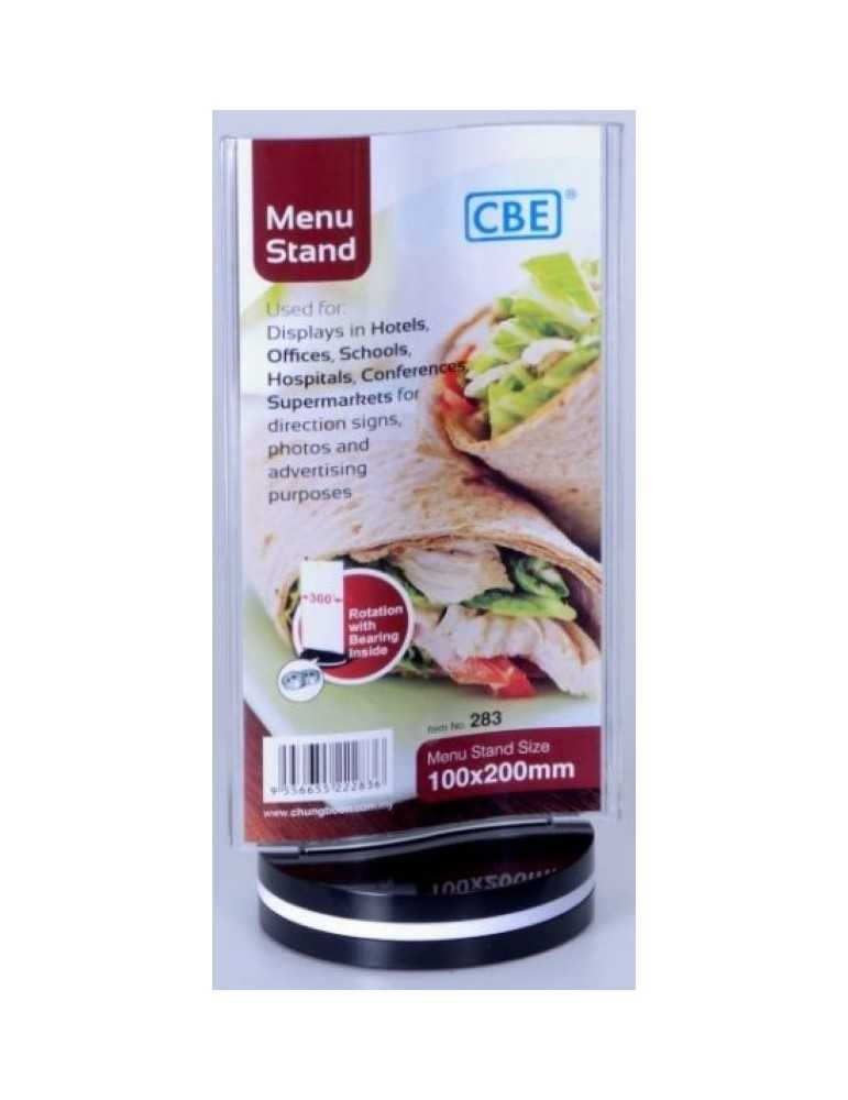 JAYAMART Stationery|CBE Menu Stand 283 curved shape - rotating typeRM9.30RM9.30CbeDocument Holder & Stand