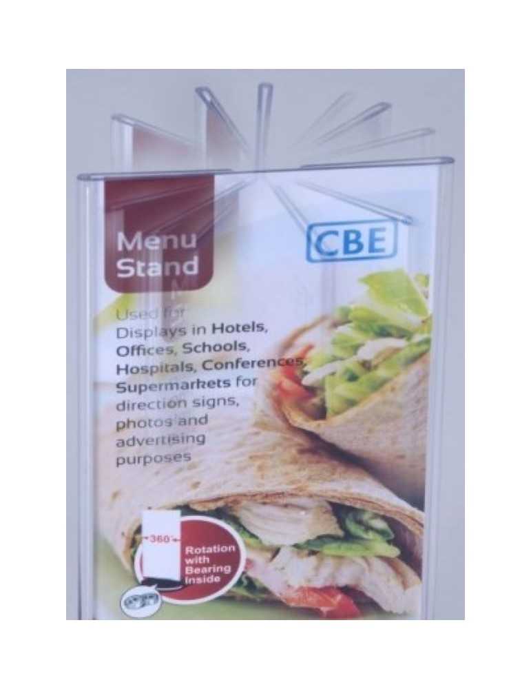 JAYAMART Stationery|CBE Menu Stand 283 curved shape - rotating typeRM9.30RM9.30CbeDocument Holder & Stand