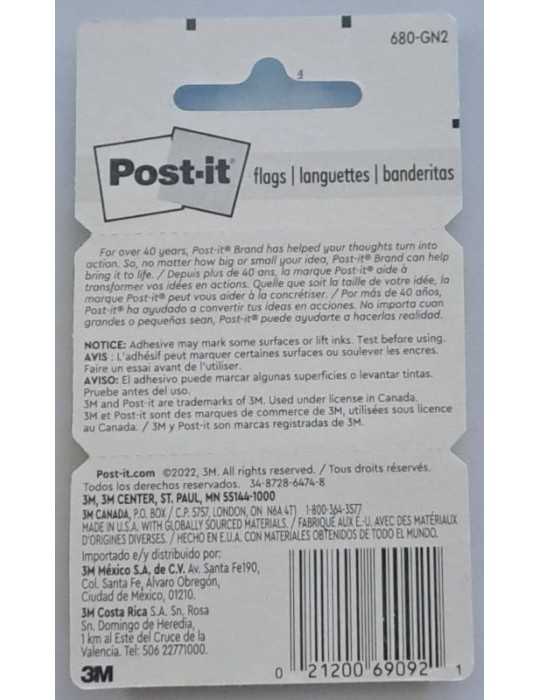 JAYAMART Stationery|3M Post-it Flag 680-GN2 (green)RM13.60RM13.60Post It Note / Stick On Pad & Flag