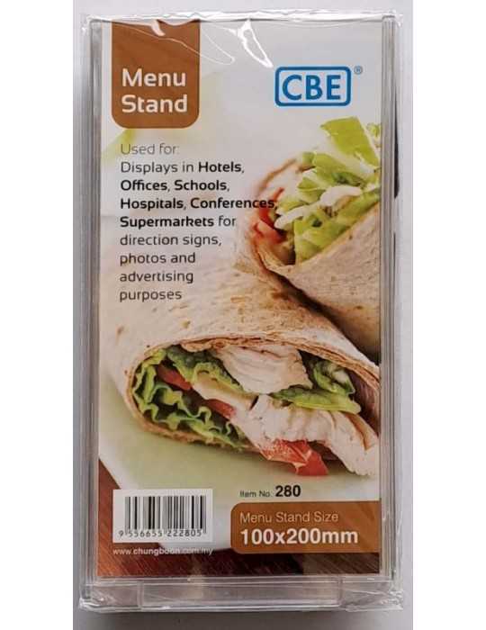 JAYAMART Stationery|CBE Menu Stand 280 flat shapeRM7.60RM7.60CbeDocument Holder & Stand