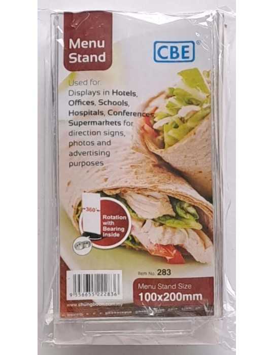 JAYAMART Stationery|CBE Menu Stand 283 curved shape - rotating typeRM9.30RM9.30CbeDocument Holder & Stand