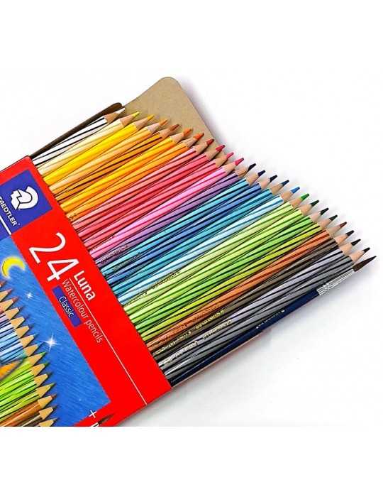 JAYAMART Stationery|Staedtler Luna Watercolour Pencil 24 colours (long) 13710C24RM28.80RM28.80StaedtlerColour