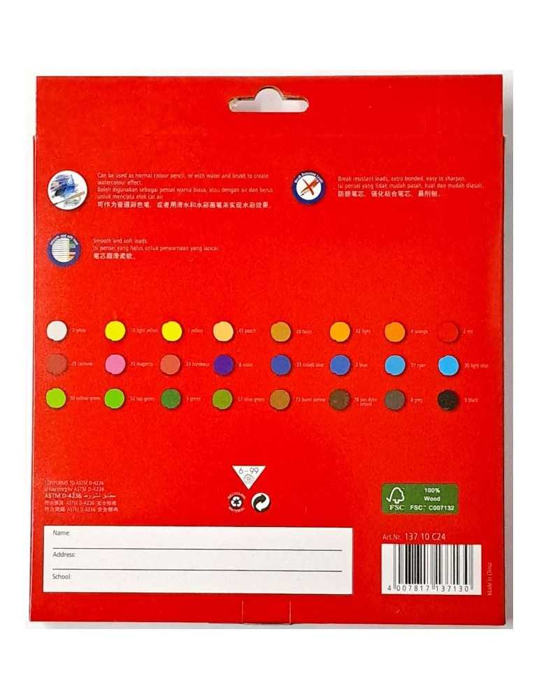 JAYAMART Stationery|Staedtler Luna Watercolour Pencil 24 colours (long) 13710C24RM28.80RM28.80StaedtlerColour