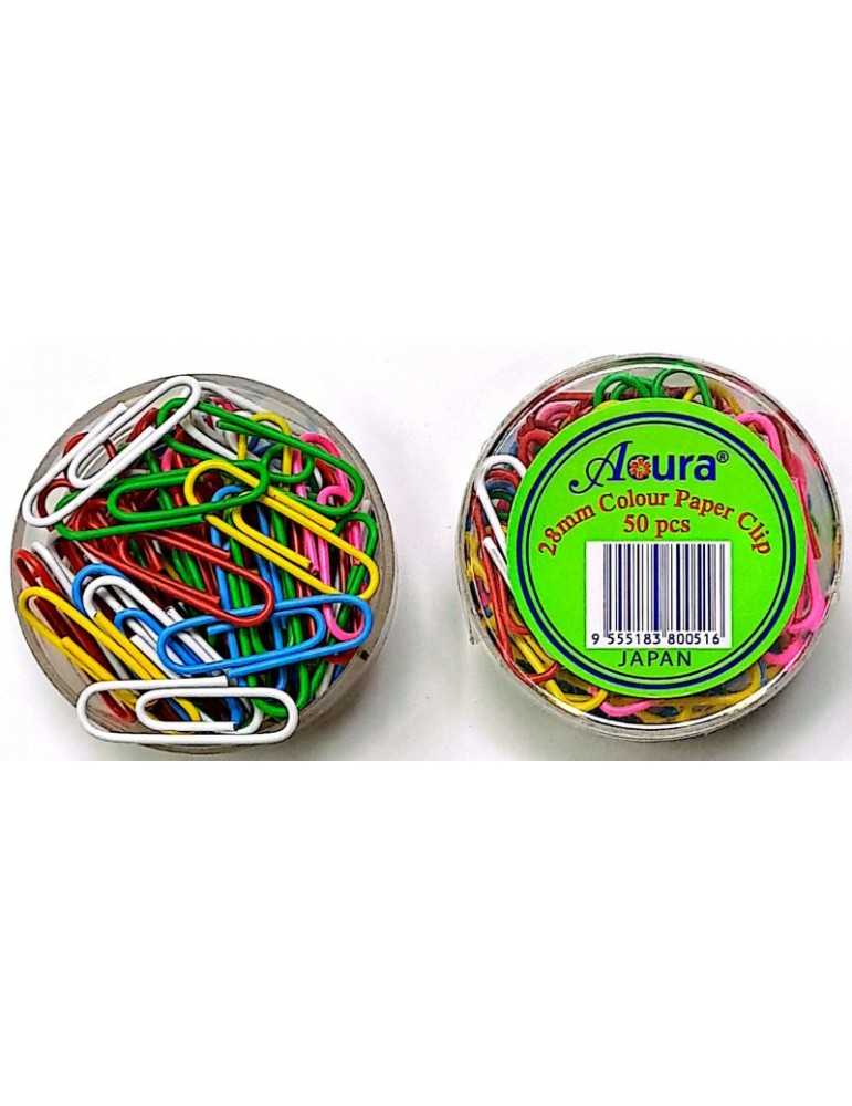 JAYAMART Stationery|Acura Colour Paper Clip 28 mm 50'sRM1.40RM1.40AcuraClip & Pin