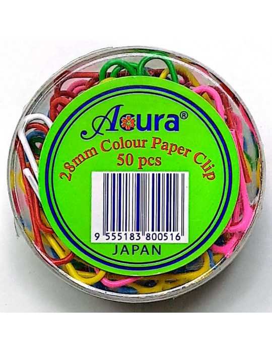 JAYAMART Stationery|Acura Colour Paper Clip 28 mm 50'sRM1.40RM1.40AcuraClip & Pin