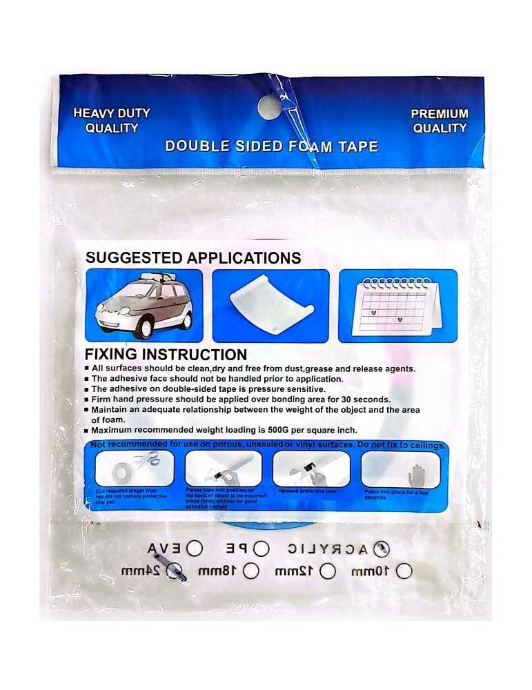 JAYAMART Stationery|Acrylic Clear Foam Tape 24 mm x 10RM30.00RM30.00Tape