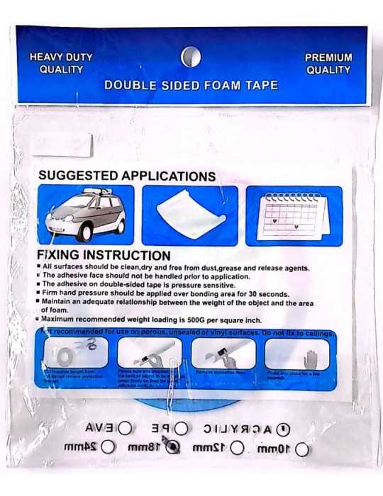 JAYAMART Stationery|Acrylic Clear Foam Tape 18 mm x 10RM22.50RM22.50Tape