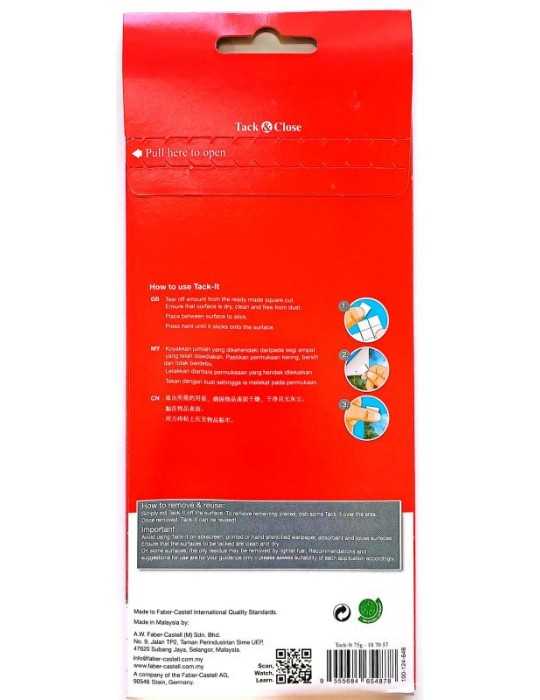 JAYAMART Stationery|Faber Castell Tack It 75 g (187057)RM6.50RM6.50Miscellaneous - Tape & Self-adhesive