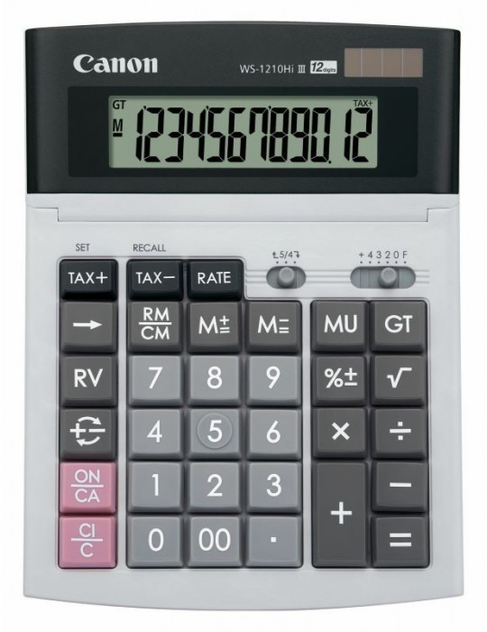 JAYAMART Stationery|Canon WS-1210Hi Tax CalculatorRM56.00RM56.00CanonCalculator