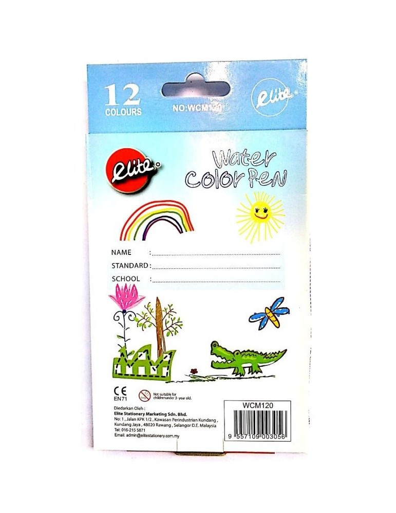 JAYAMART Stationery|Elite Magic Colour 12 coloursRM3.60RM3.60EliteColour