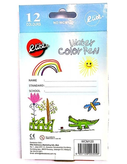 JAYAMART Stationery|Elite Magic Colour 12 coloursRM3.60RM3.60EliteColour
