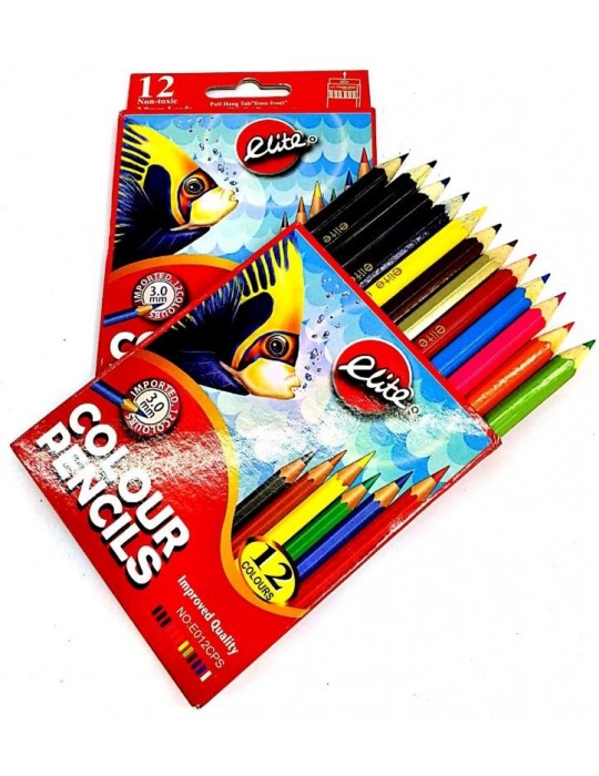JAYAMART Stationery|Elite Colour Pencil 12 colours (short)RM2.20RM2.20EliteColour