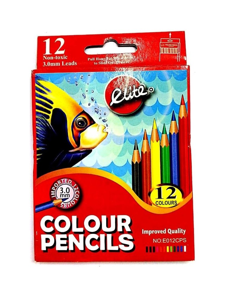 JAYAMART Stationery|Elite Colour Pencil 12 colours (short)RM2.20RM2.20EliteColour
