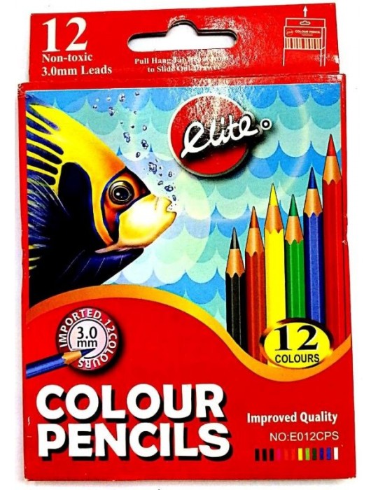 JAYAMART Stationery|Elite Colour Pencil 12 colours (short)RM2.20RM2.20EliteColour