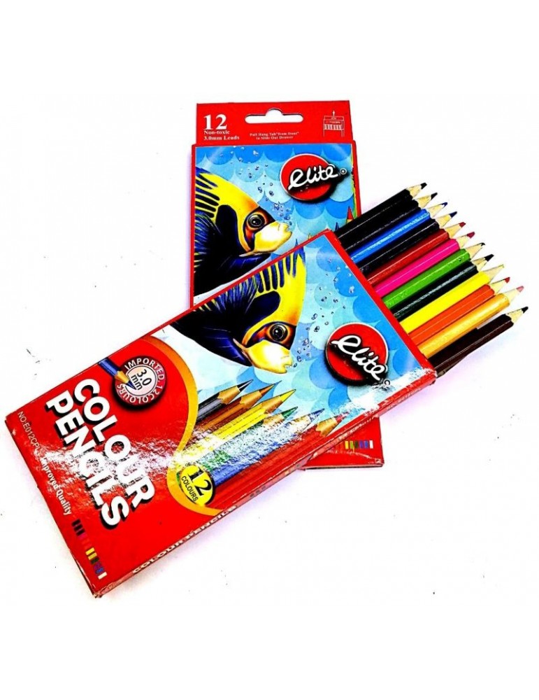 JAYAMART Stationery|Elite Colour Pencil 12 colours (long)RM3.80RM3.80EliteColour