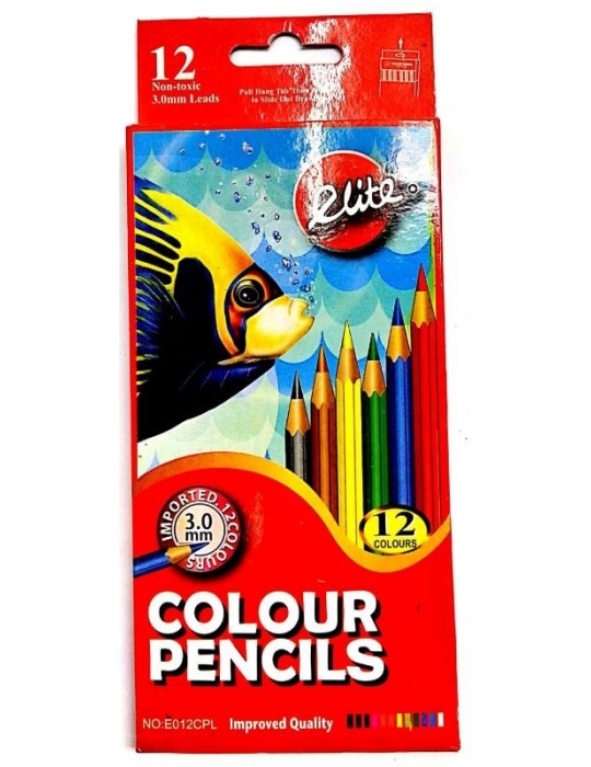 JAYAMART Stationery|Elite Colour Pencil 12 colours (long)RM3.80RM3.80EliteColour
