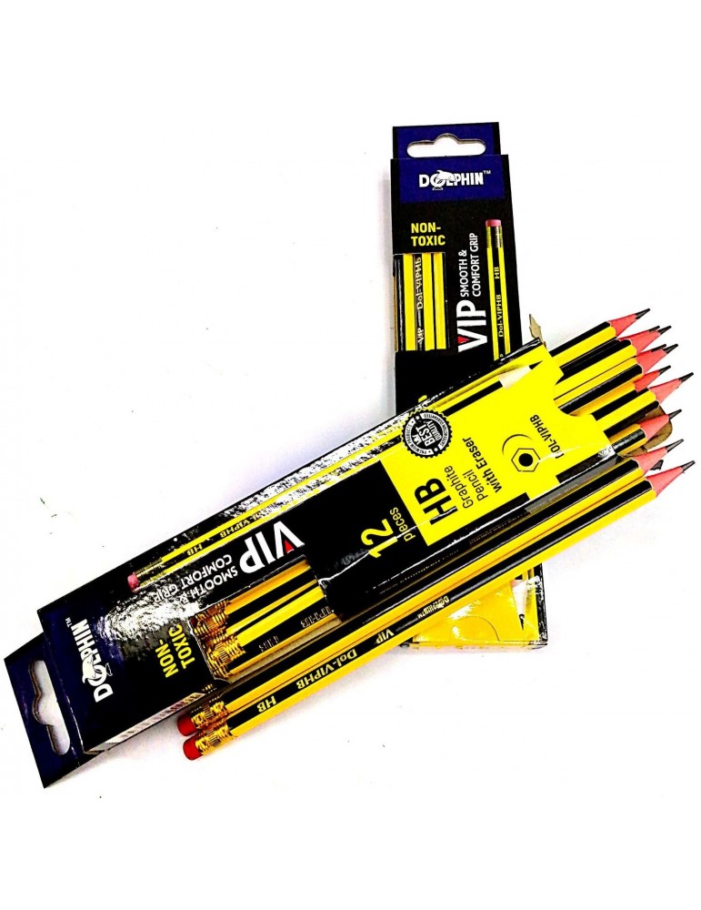 JAYAMART Stationery|Dolphin Pencil HB with eraser VIP 12'sRM6.80RM6.80Pencil