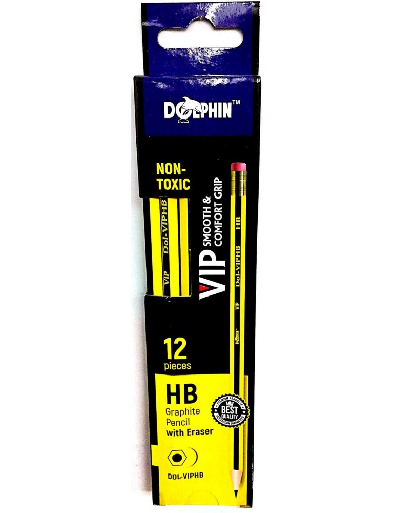 JAYAMART Stationery|Dolphin Pencil HB with eraser VIP 12'sRM6.80RM6.80Pencil